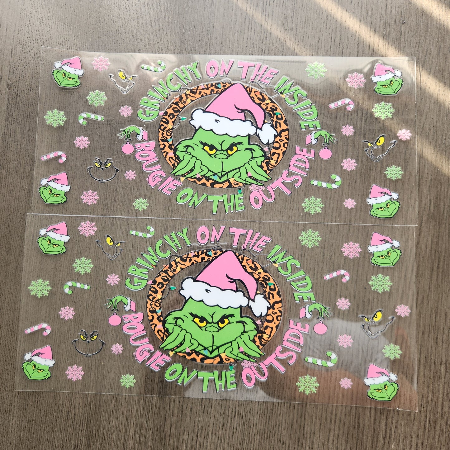 16oz the grinch uv dtf wrap